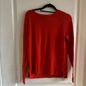 Old Navy Red Crew Neck Sweater Soft Knit Casual